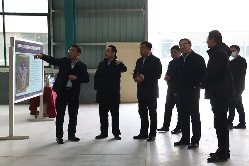 濟(jì)寧市委常委，市政府副市長(zhǎng)、黨組副書記王宏偉蒞臨天意機(jī)械調(diào)研大宗固廢項(xiàng)目